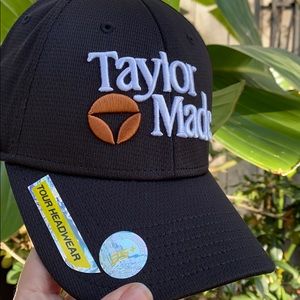 TaylorMade black ball cap, NEW